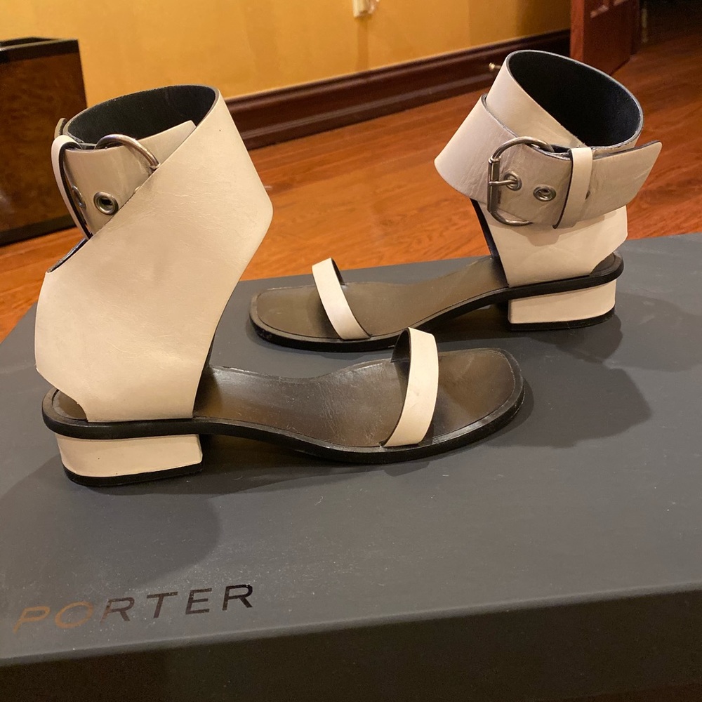 Céline Paris Buckle Sandals